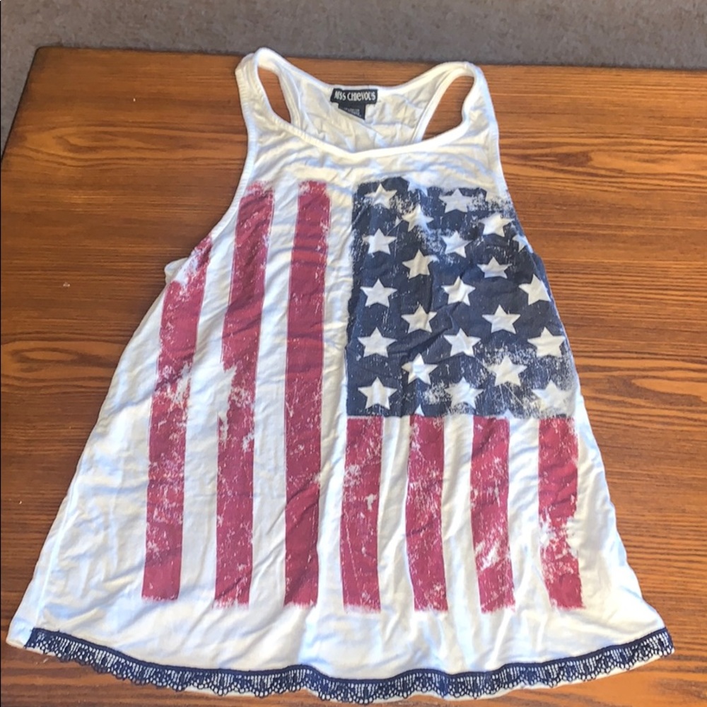 Miss Chievous American flag tank